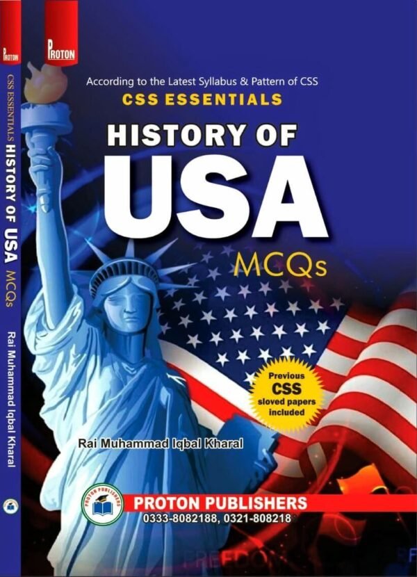 US HISTORY PAST MCQS CSS BOOK