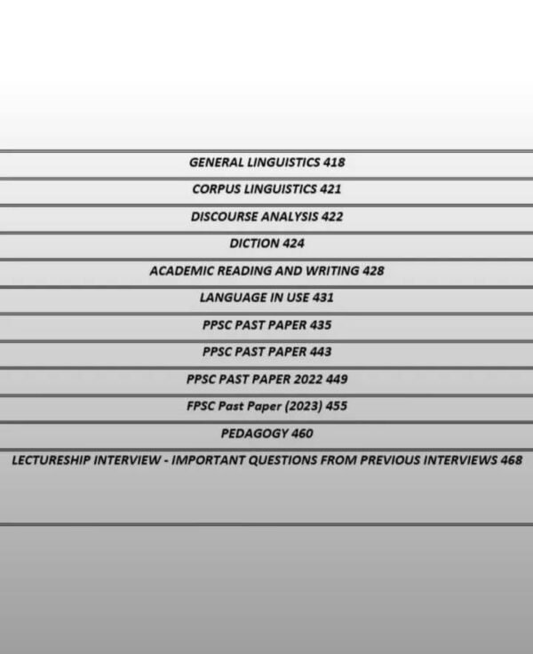 Jahanzeb jahan english book index page 5