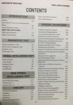 index page pma long course book